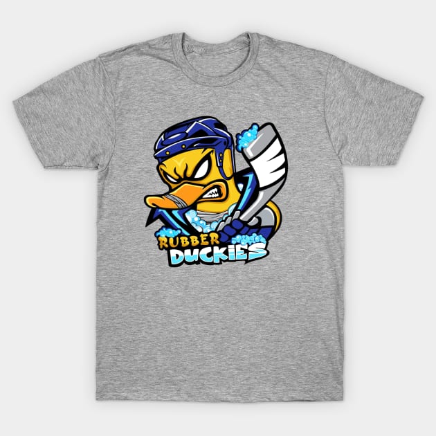 Rubber Duckies Hockey Team T-Shirt by nesterenko